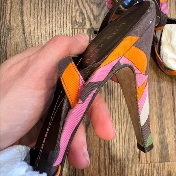Kate Spade Y2K Floral Heels, Size 8.5 - Picture 5 of 13